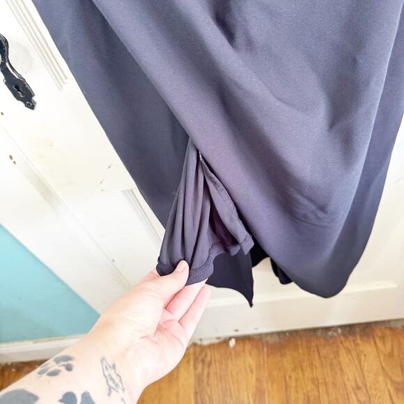 Betsey Johnson Revved Up Faux Wrap Tulip Hem Dress Bodycon Sexy Feminine Size 12 - Picture 6 of 12